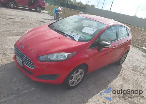 2014 Ford Fiesta Se из США, поврежденный, VIN 3FADP4EJ1EM196675
